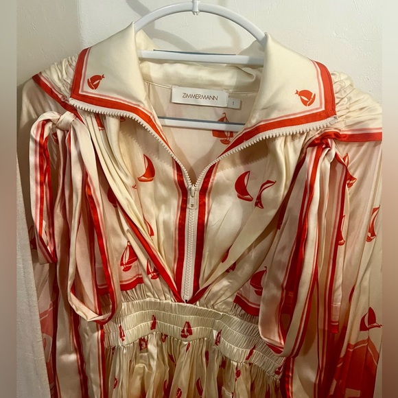 ZIMMERMANN
High Tide hooded cape-effect printed silk-twill mini dress - Picture 5 of 7